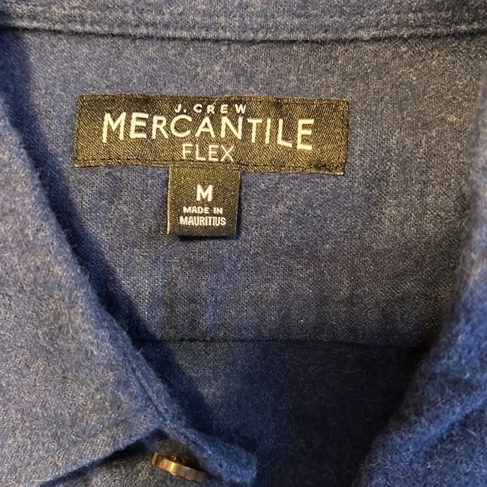 NWOT J. Crew Mercantile Soft Cotton Button Shirt Elbow Patches M
